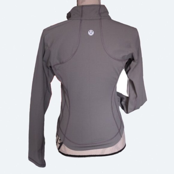 COPY - Lululemon grey green vintage jacket zip size 4 - Picture 2 of 12